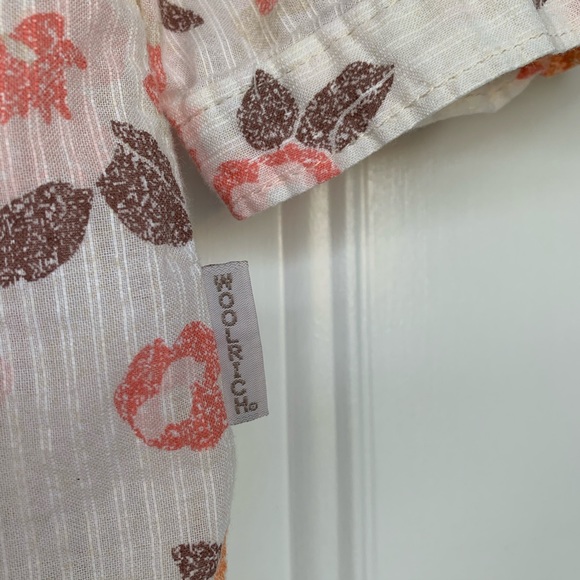 Woolrich | Floral Print Button Down Shirt - size M - Picture 5 of 8